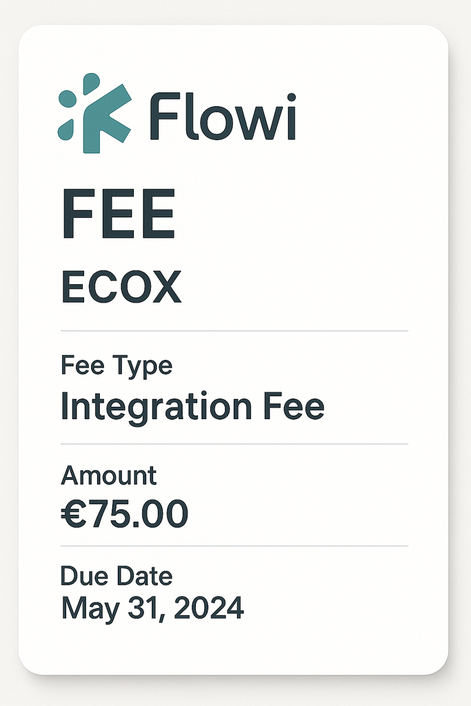FLOWI-ENIRIS INTEGRATION FEE 