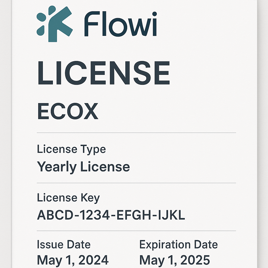 FLOWI-ENIRIS LICENSE FEE >30KW 