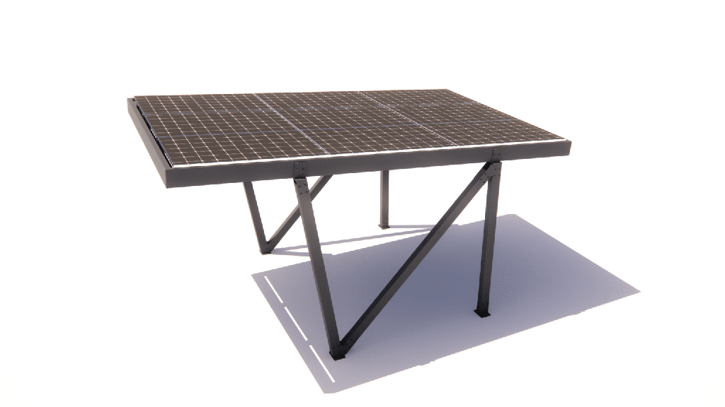 Genelios : CarPort 2 Cars Extendable Oak Wood imitation