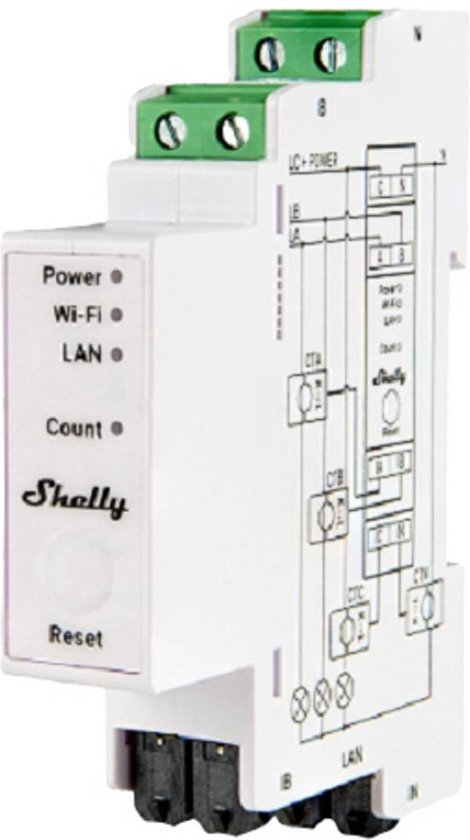 Plug In Shelly 1/3 Phase Meter 